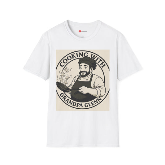 Cooking with Grandpa Glenn T-Shirt | Unisex Softstyle Tee