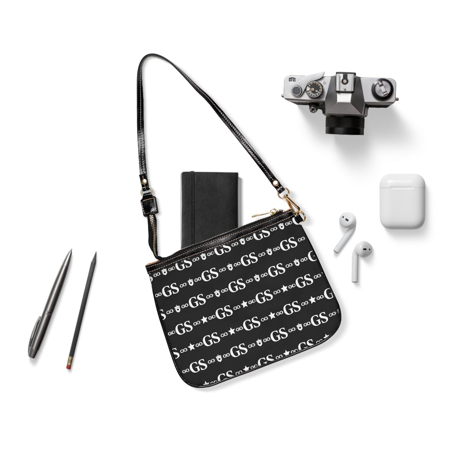 Shoulder Bag/Black n White