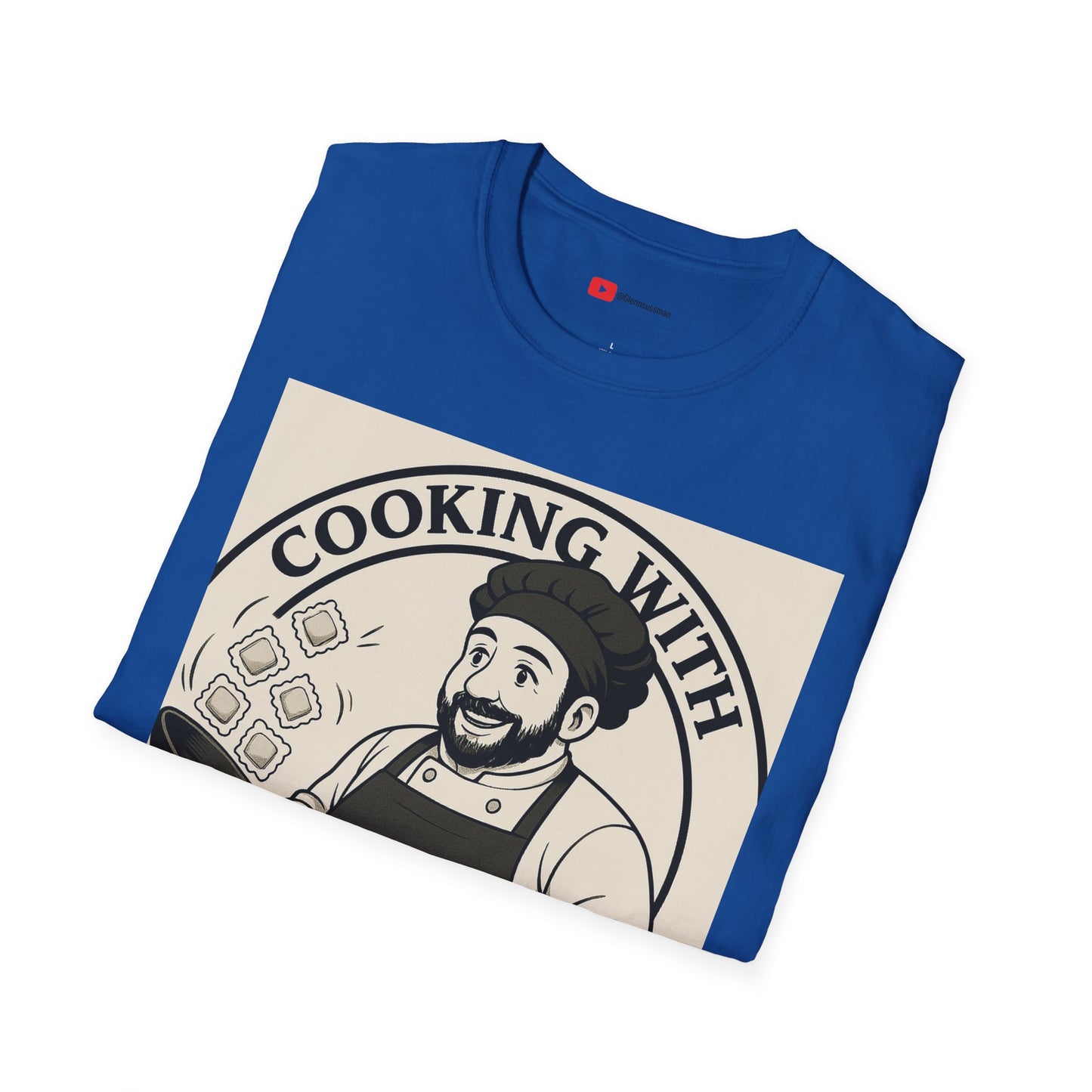 Cooking with Grandpa Glenn T-Shirt | Unisex Softstyle Tee
