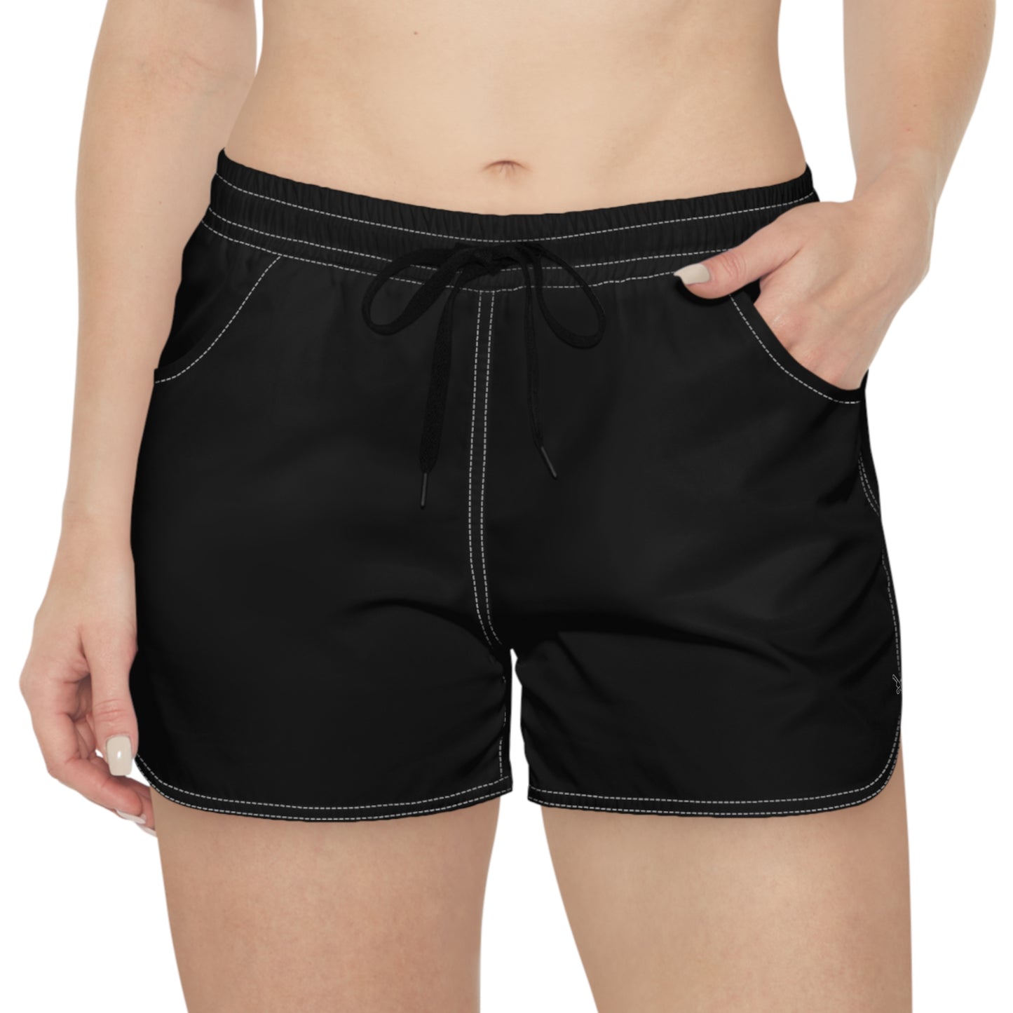 Black w/White trim Casual Shorts