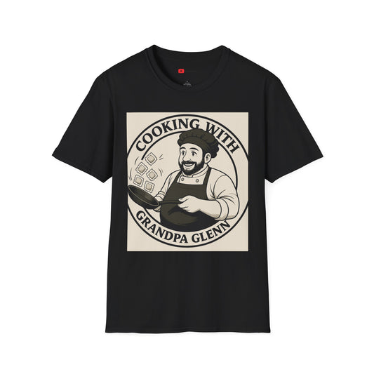 Cooking with Grandpa Glenn T-Shirt | Unisex Softstyle Tee