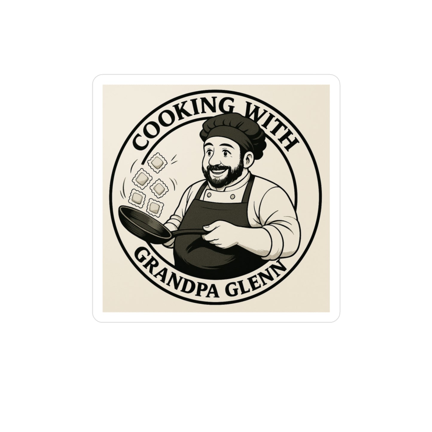 Cooking with Grandpa Glenn OG Sticker