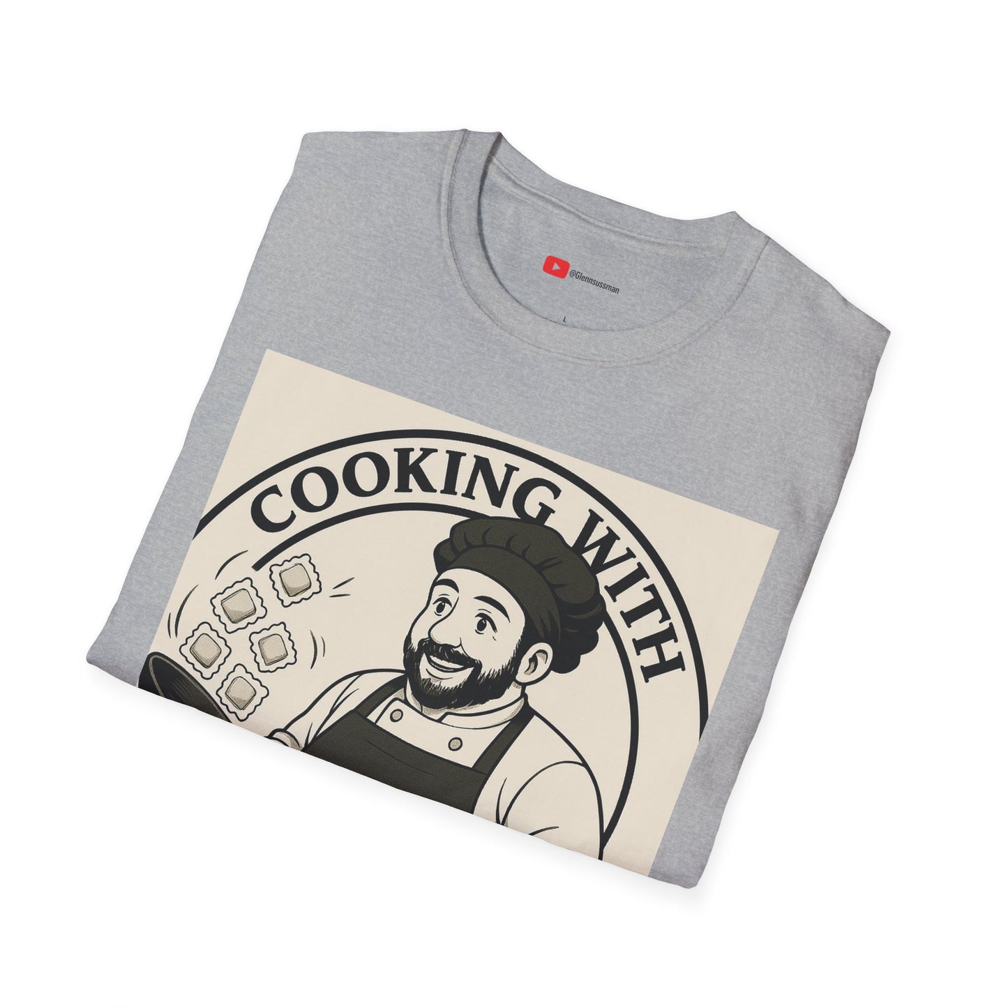 Cooking with Grandpa Glenn T-Shirt | Unisex Softstyle Tee
