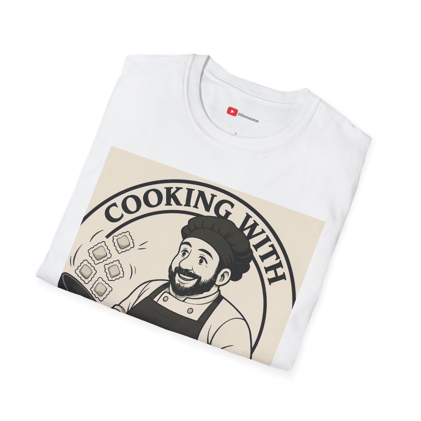Cooking with Grandpa Glenn T-Shirt | Unisex Softstyle Tee
