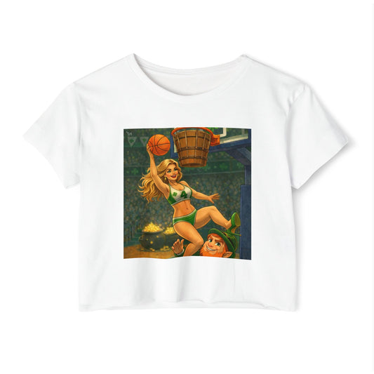 St. Patty's Day Pinup Crop Top