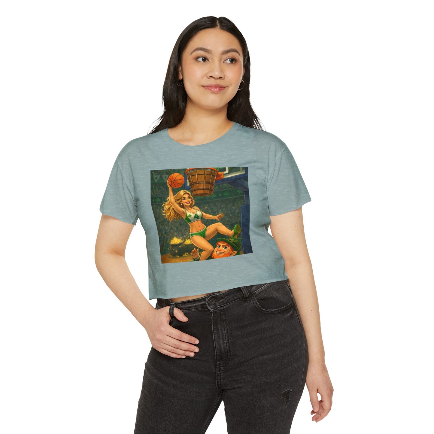 St. Patty's Day Pinup Crop Top