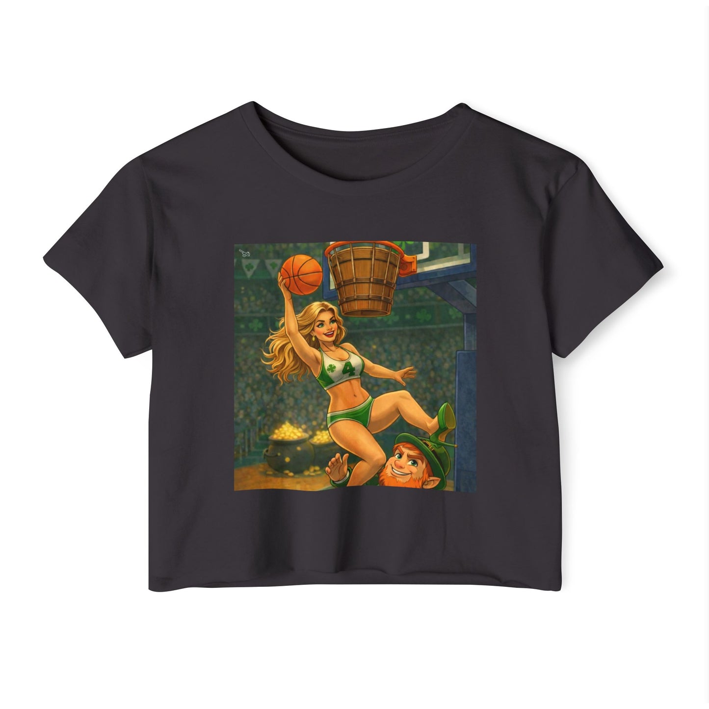 St. Patty's Day Pinup Crop Top