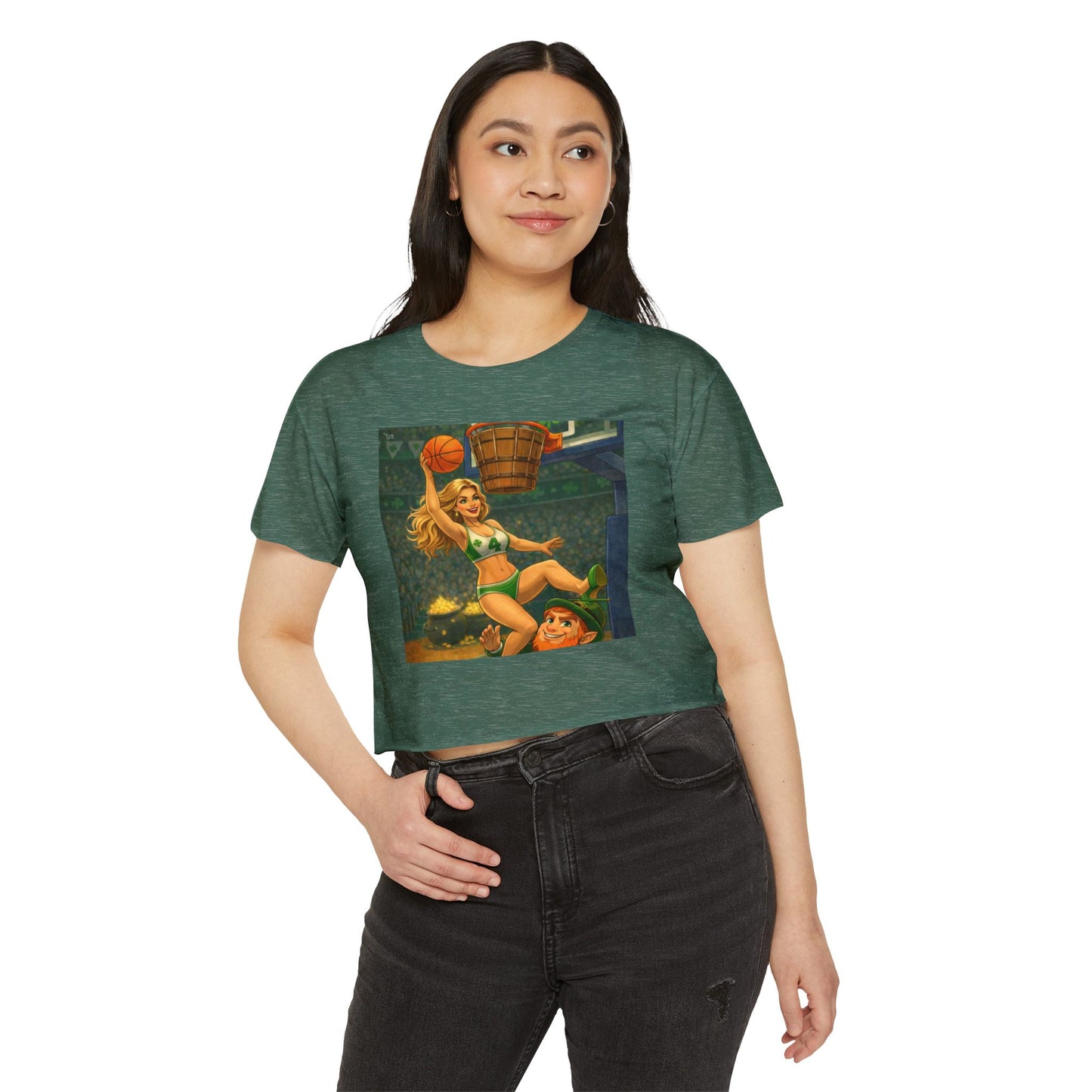 St. Patty's Day Pinup Crop Top